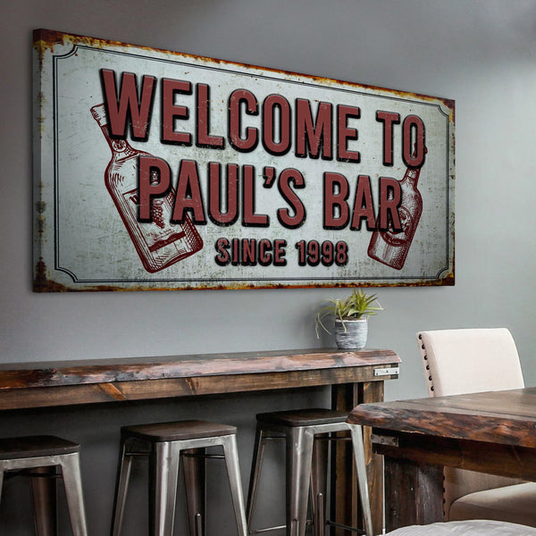 Bar - Personalized Huge Canvas - Tailored Canvases
