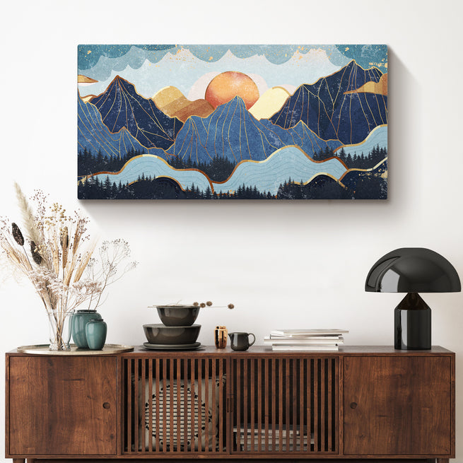 Mountain Hues - Wall Art Image by Tailored Canvases