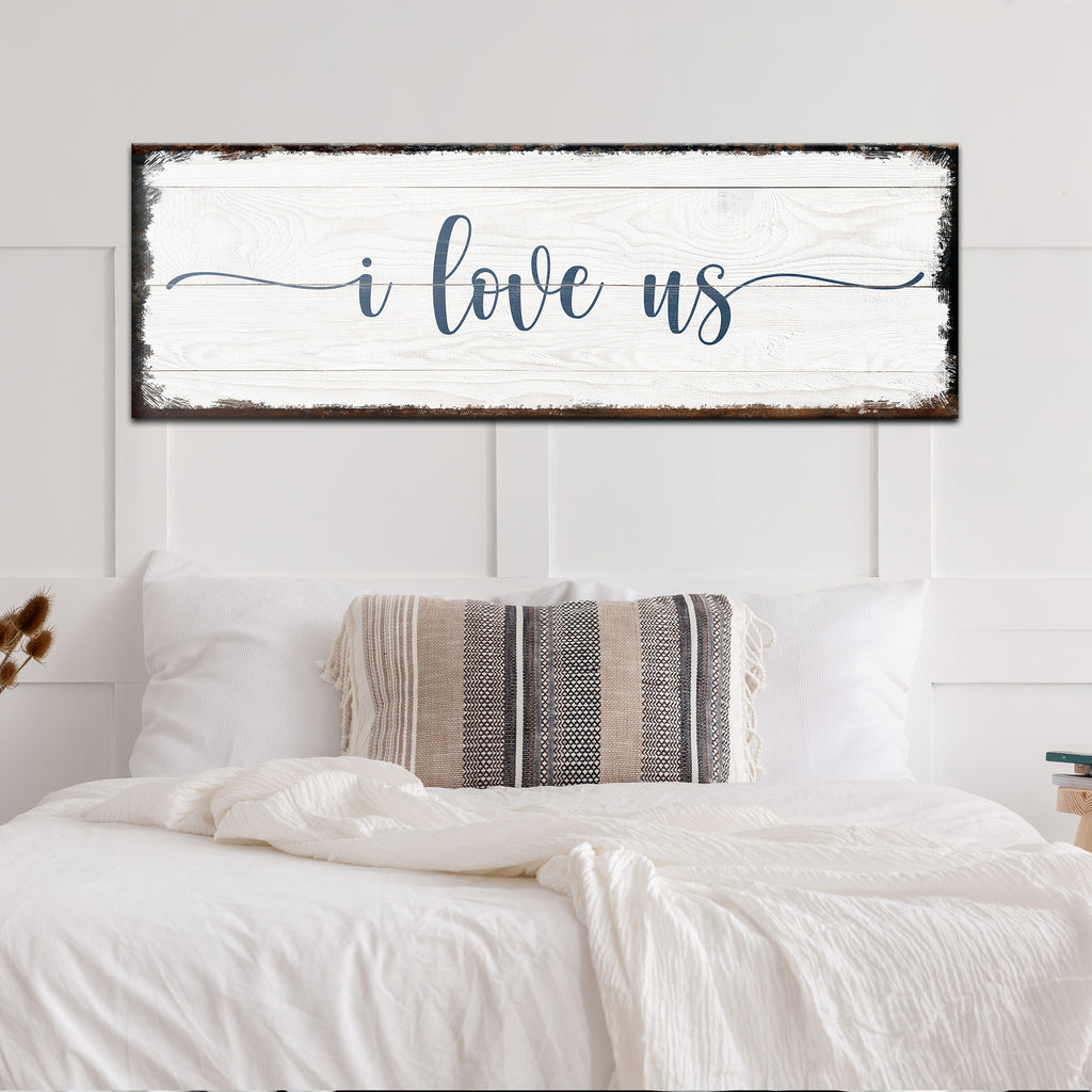 I Love Us (Ready To Hang) - Wall Art Image by Tailored Canvases