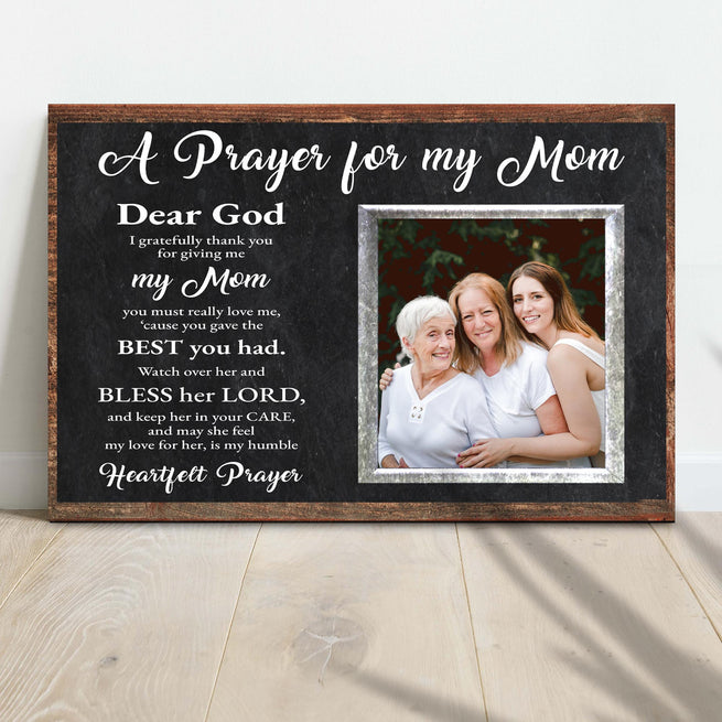 A Prayer for My Mom Happy Mother's Day (Ready to hang) - Image by Tailored Canvases