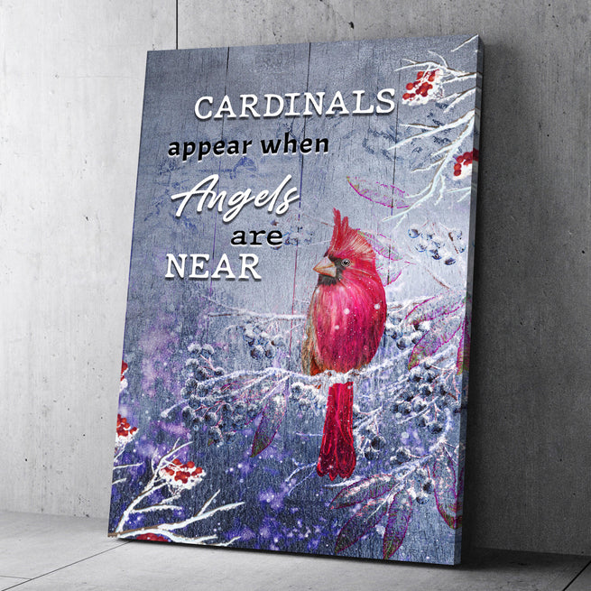 Cardinals Appear When Angels Are Near - Wall Art Image by Tailored Canvases