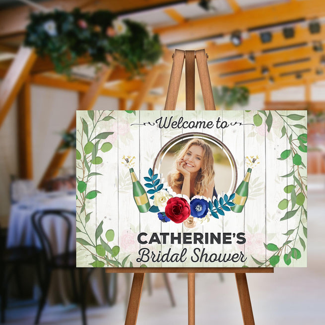 Bridal Shower Welcome Sign II | Customizable Canvas  - Image by Tailored Canvases