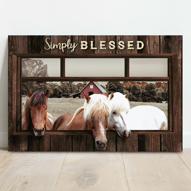 Simply Blessed - Wall Art Image by Tailored Canvases