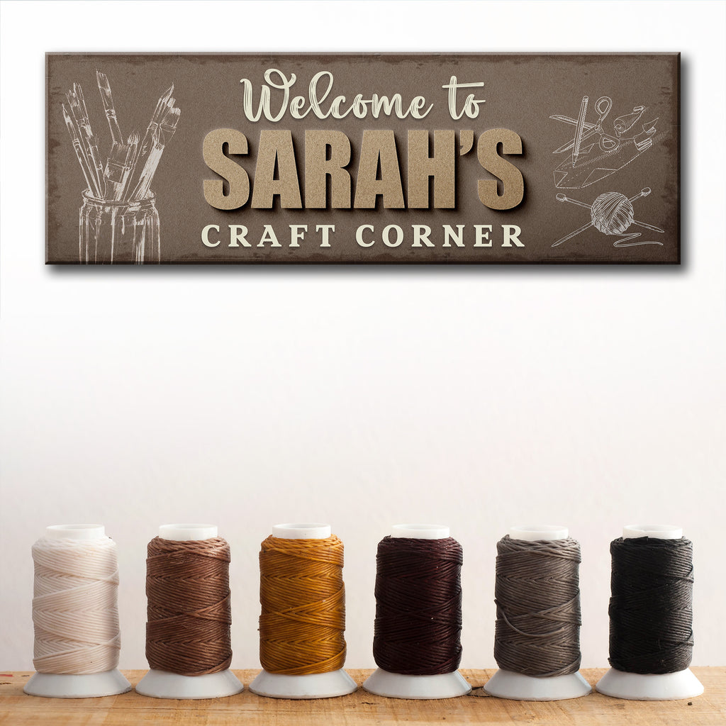 Craft Room Sign - Image by Tailored Canvases