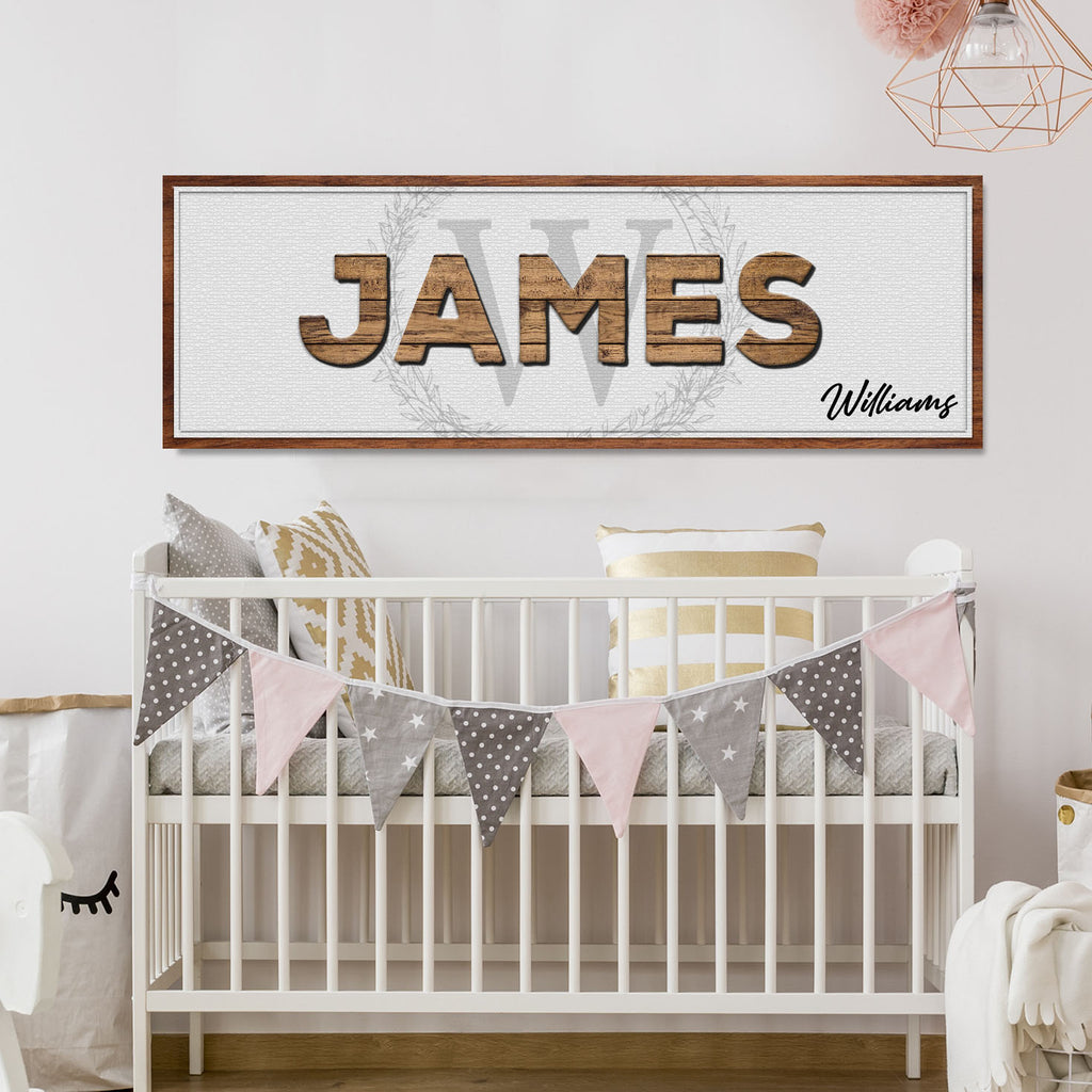 Kid's Custom Room Name Sign - Wall Art Image by Tailored Canvases