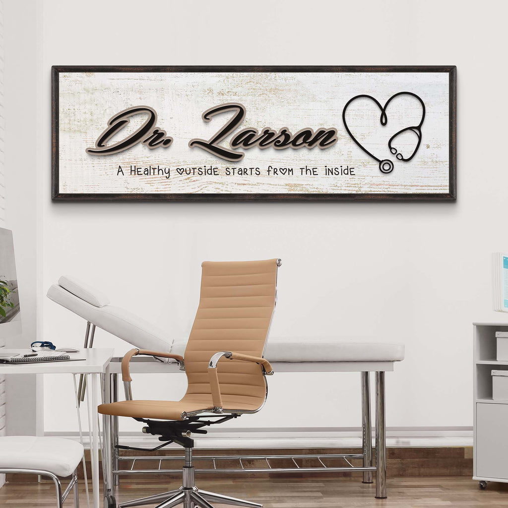 Doctor Name Sign - Image by Tailored Canvases