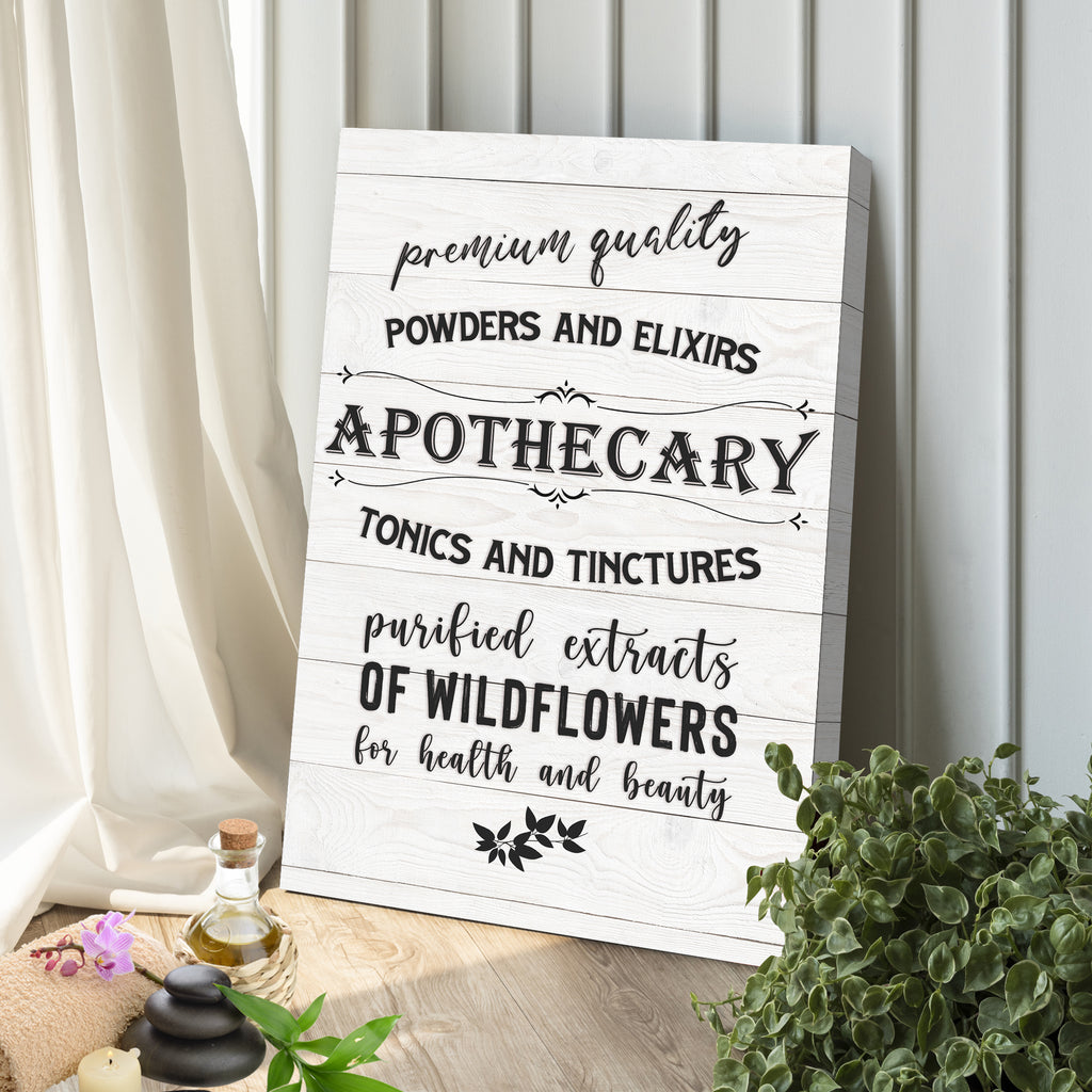 Premium Quality Apothecary Sign - Image by Tailored Canvases