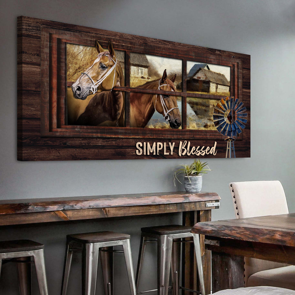 Simply Blessed - by Tailored Canvases