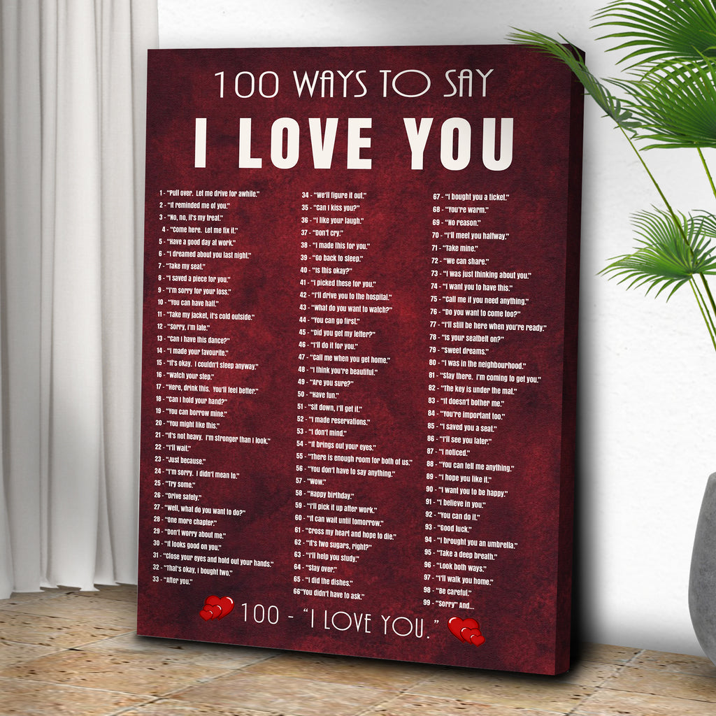 100 ways to say i love you