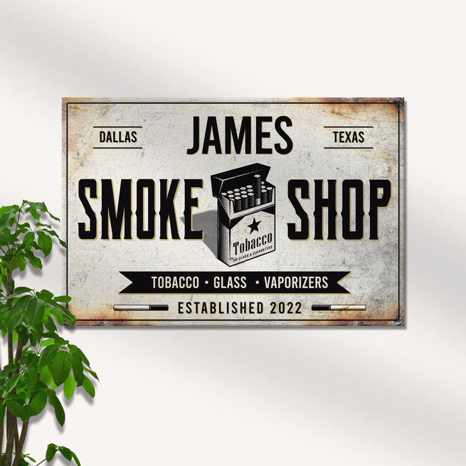 Smoke Shop Sign IV - Image by Tailored Canvases