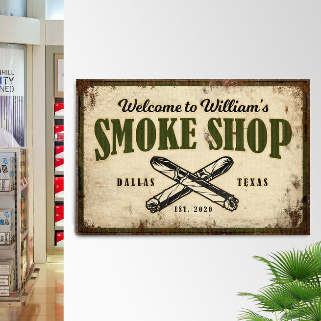 Smoke Shop Sign II - Image by Tailored Canvases