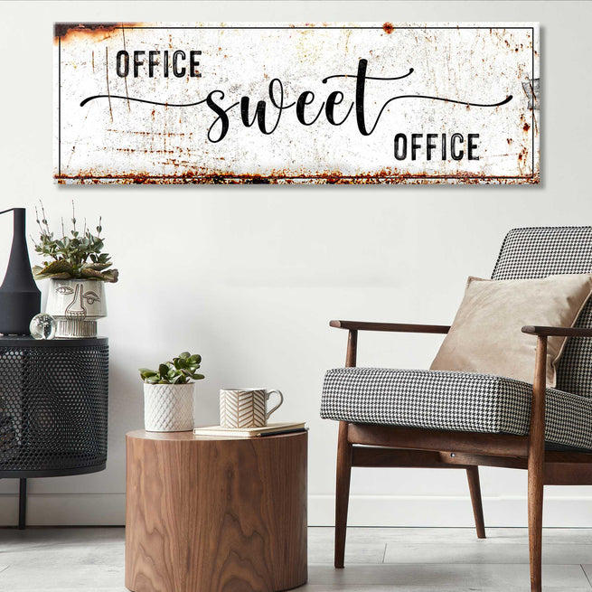 Office Sweet Office Sign III - Image by Tailored Canvases