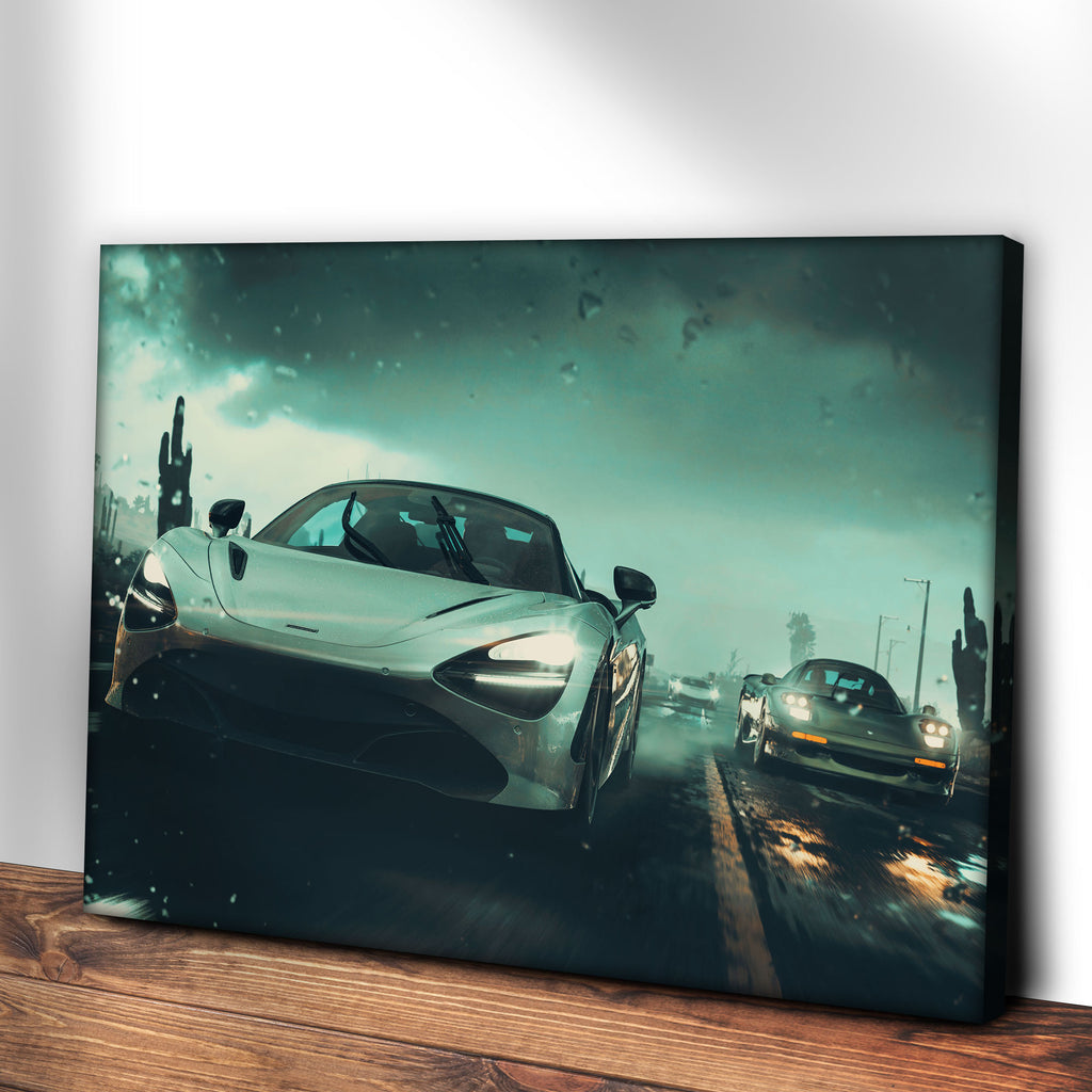 Car Racing Canvas Wall Art II - Image by Tailored Canvases