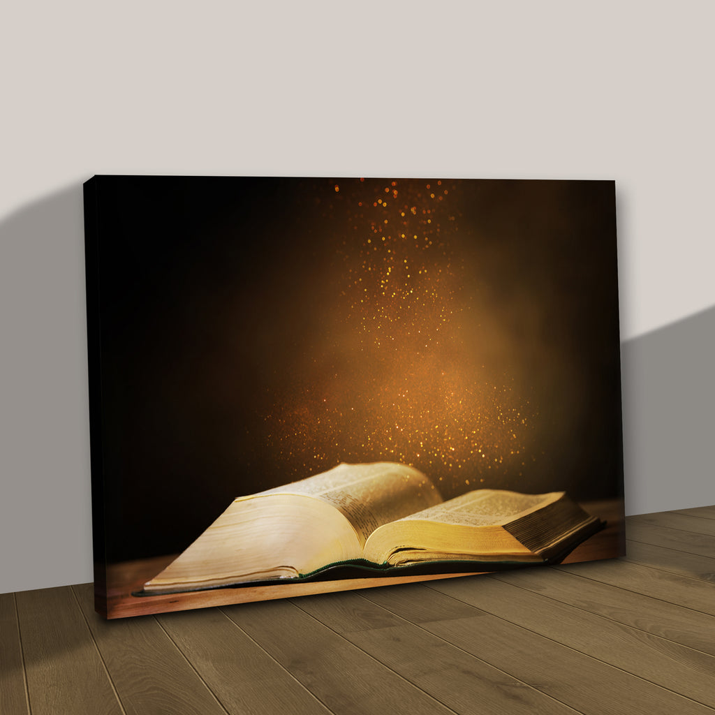 Decor Elements Book Open Canvas Wall Art - Image by Tailored Canvases