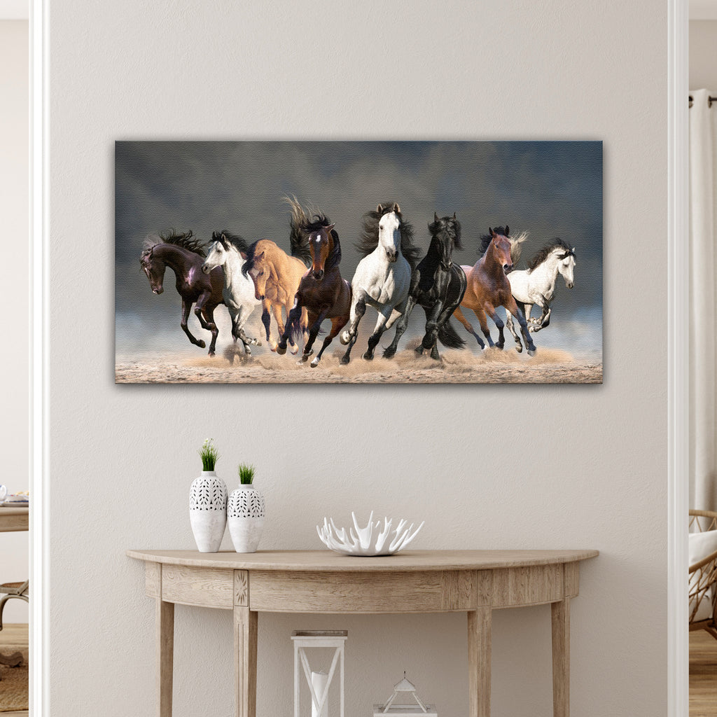 Herd Of Horses Canvas Wall Art II - Image by Tailored Canvases