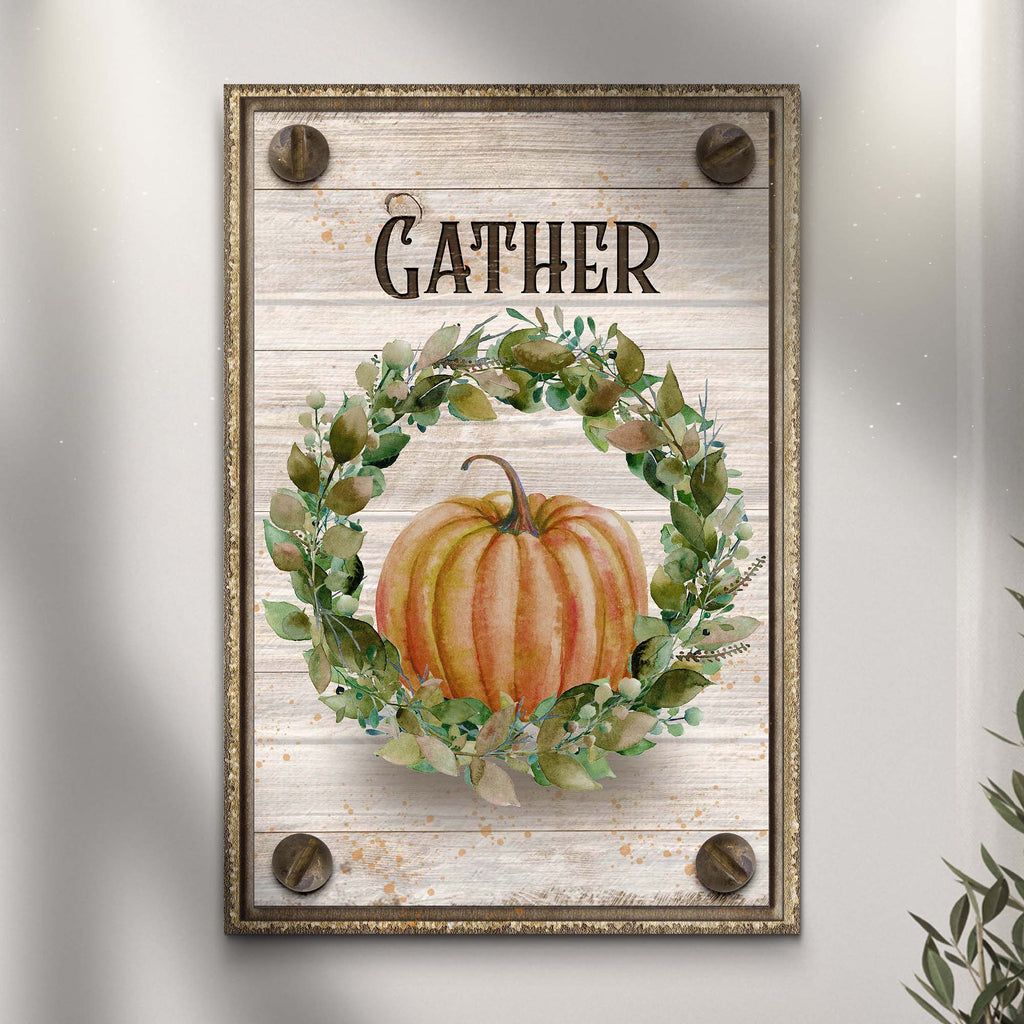 Gather Wall Thanksgiving Decor - Wall Art Image by Tailored Canvases