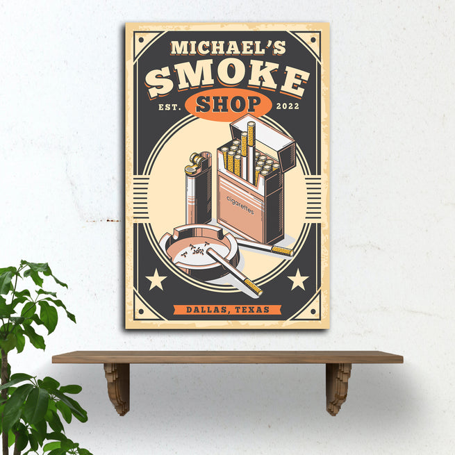 Smoke Shop Sign VI - Image by Tailored Canvases