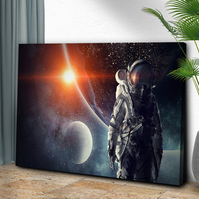 Space Astronaut Canvas Wall Art - Image by Tailored Canvases