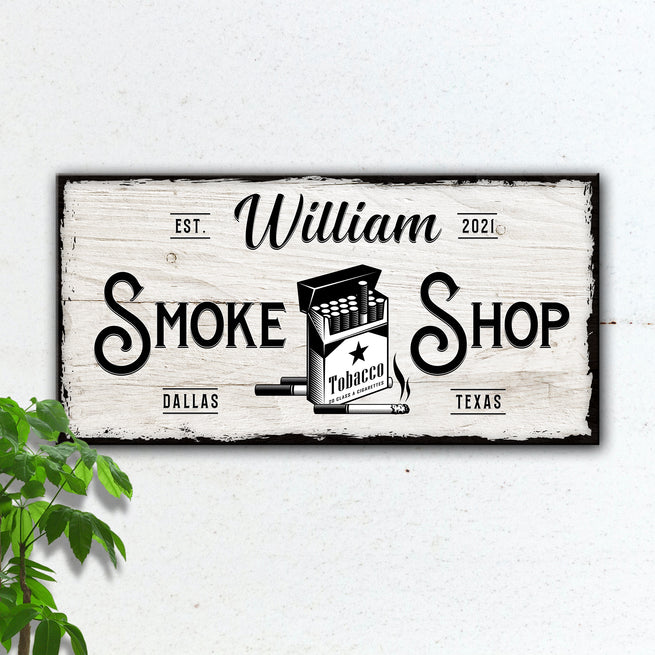 Smoke Shop Sign VII - Image by Tailored Canvases