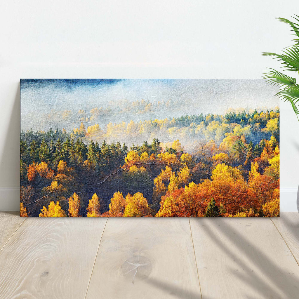 Washed Out Autumn (Ready to hang) - by Tailored Canvases