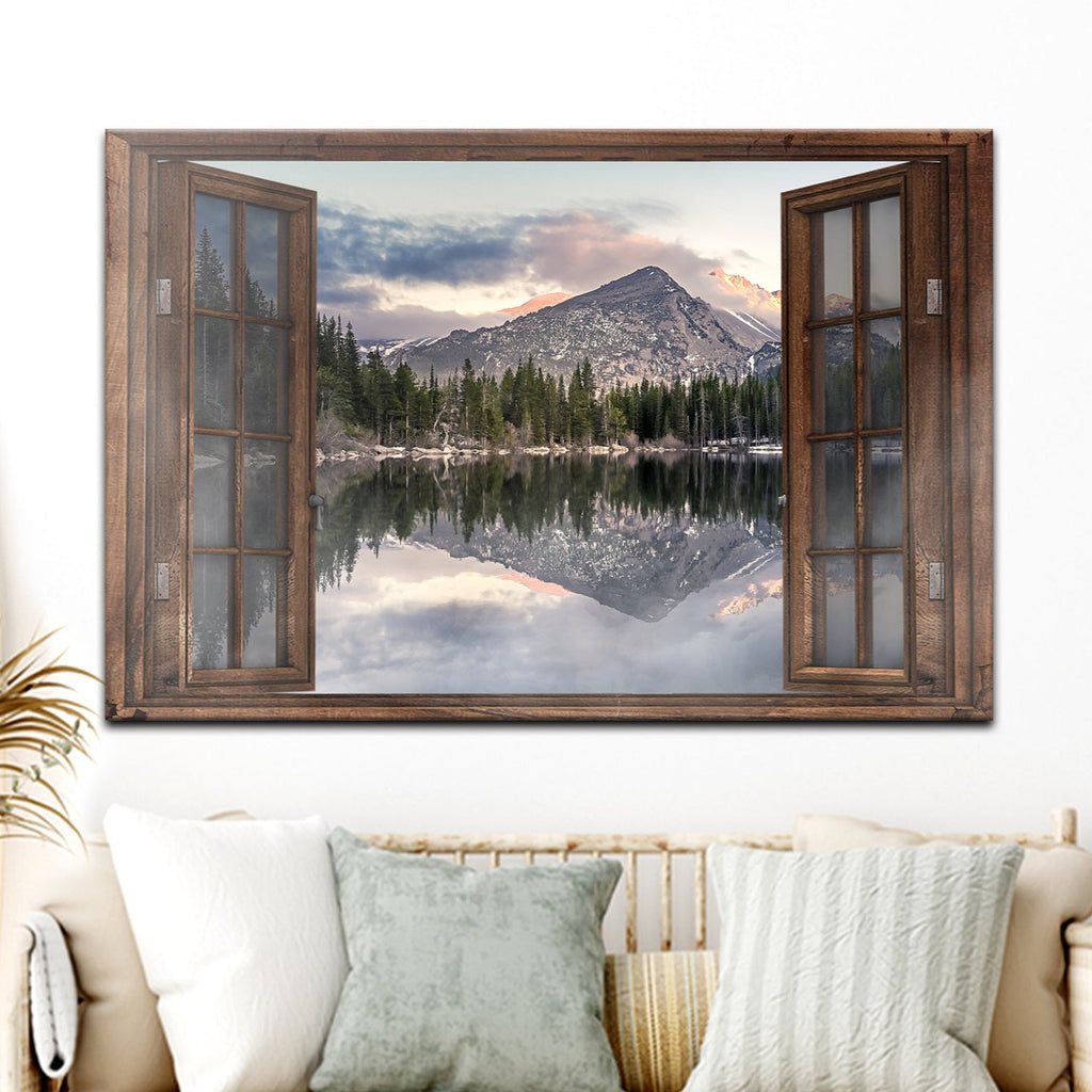 Calming Lake Scenery Canvas Wall Art - Image by Tailored Canvases