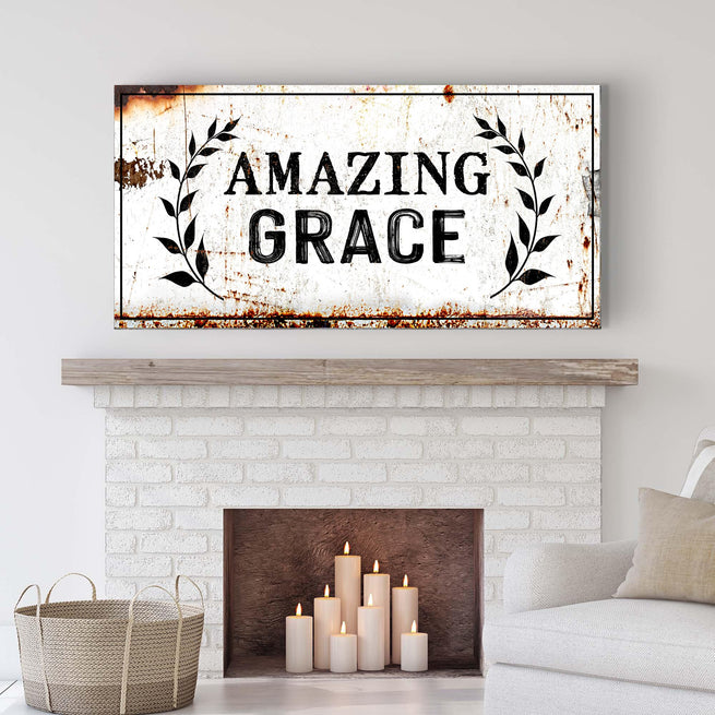 Amazing Grace Canvas Wall Art  - Wall Art Image by Tailored Canvases