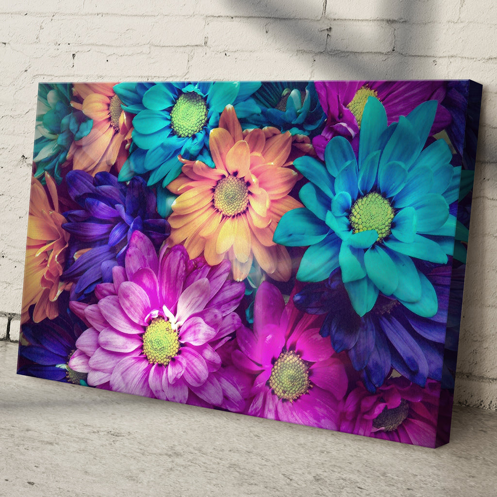 Daisy Bouquet Canvas Wall Art (Ready to hang) - by Tailored Canvases