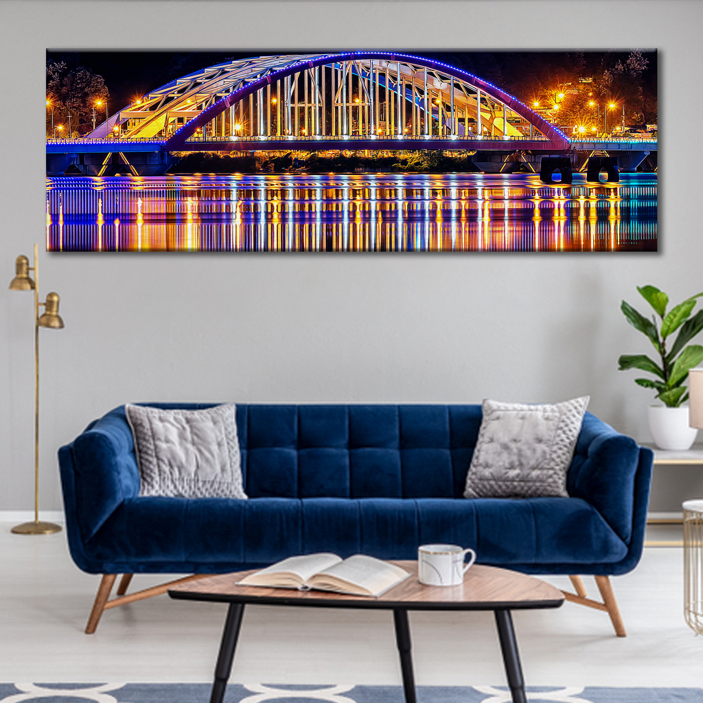 Arched Bridge Canvas Wall Art - by Tailored Canvases