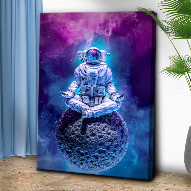 Space Astronaut Canvas Wall Art II - Image by Tailored Canvases