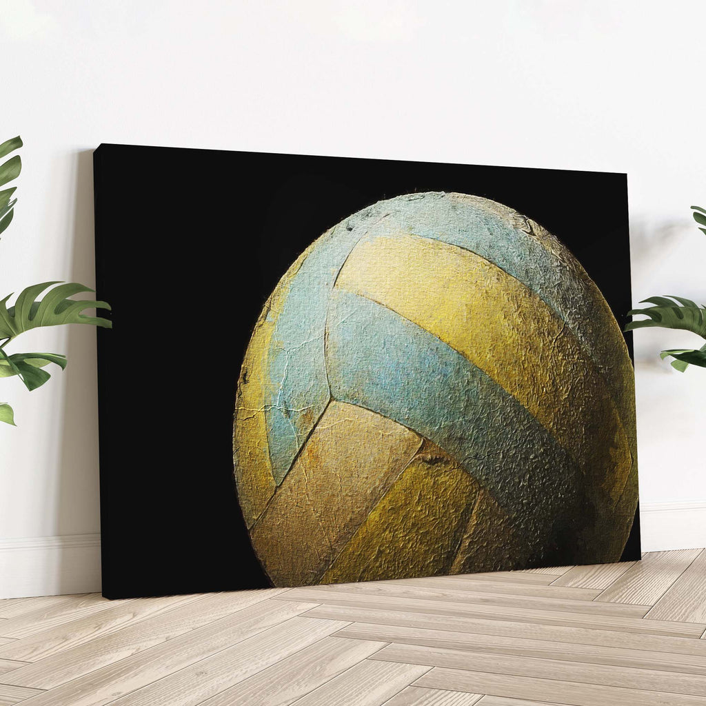 Volleyball Close Up Canvas Wall Art - Image by Tailored Canvases