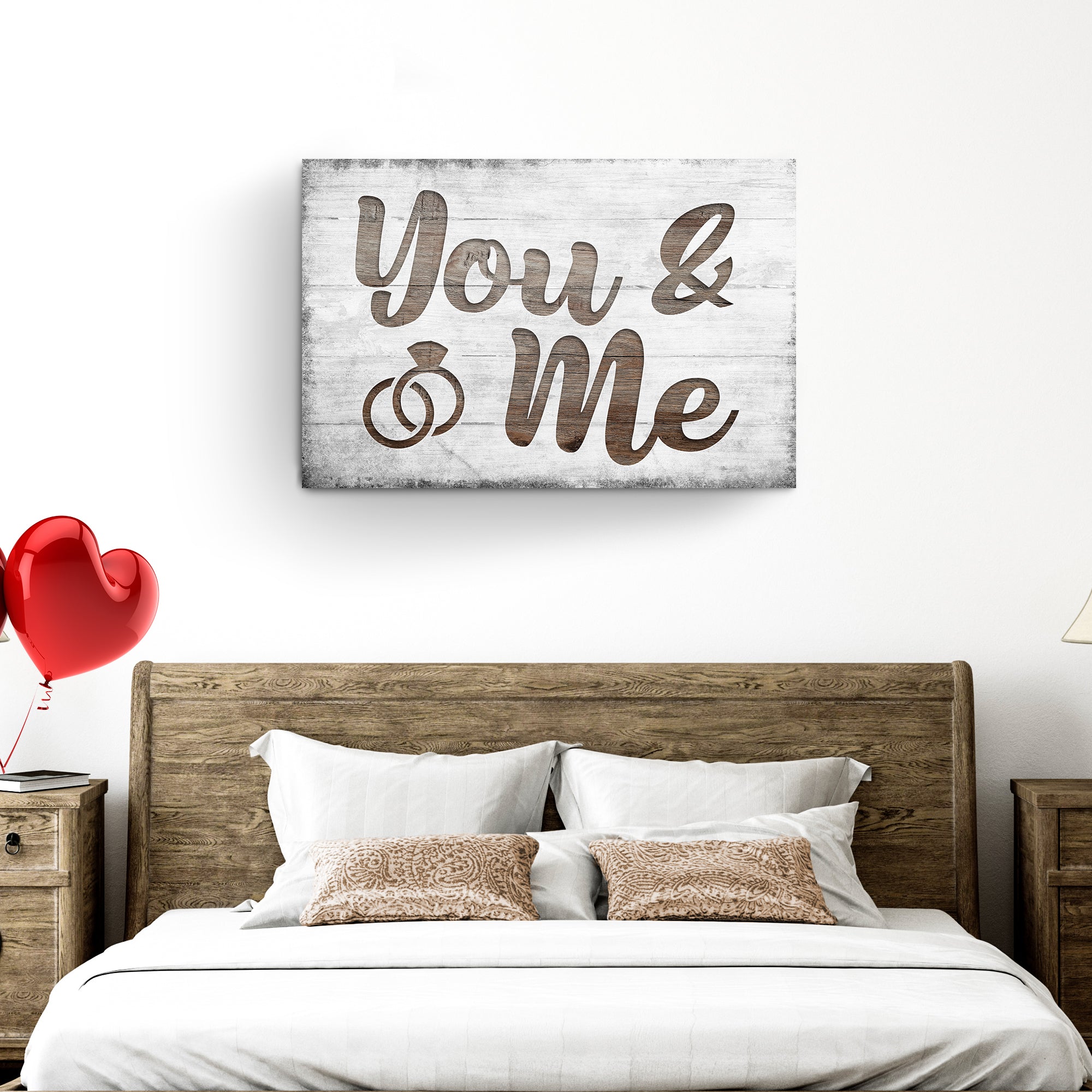 Image of Valentine You And Me Sign