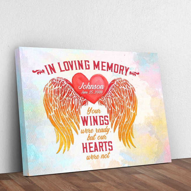 In Loving Memory Premium Canvas - Tailored Canvases