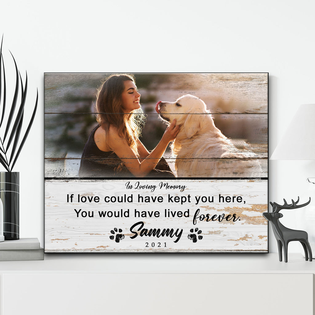 Pet Memorial III Sign | Customizable Canvas - Wall Art Image by Tailored Canvases