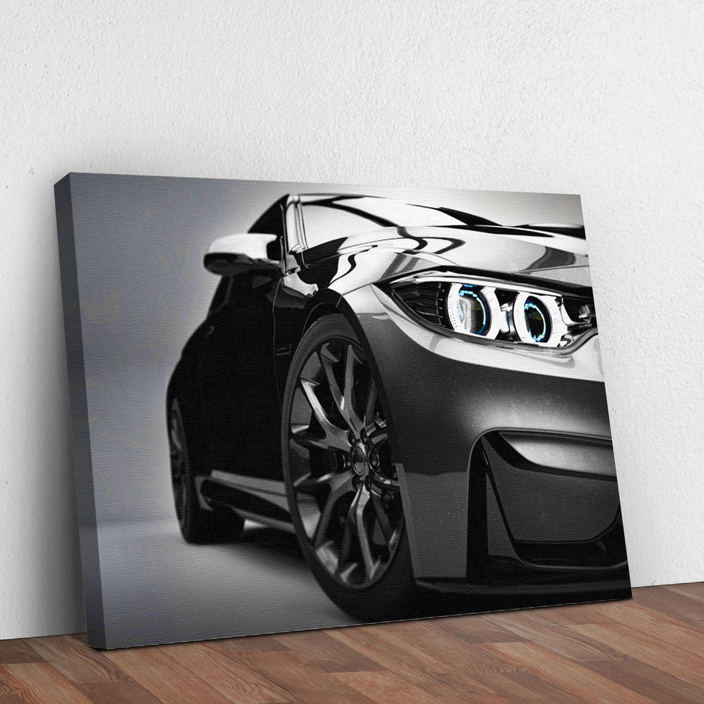 Sports Car Headlight Canvas Wall Art - Image by Tailored Canvases