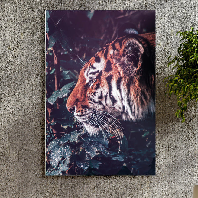 Wildlife Tiger Portrait Canvas Wall Art - Image by Tailored Canvases
