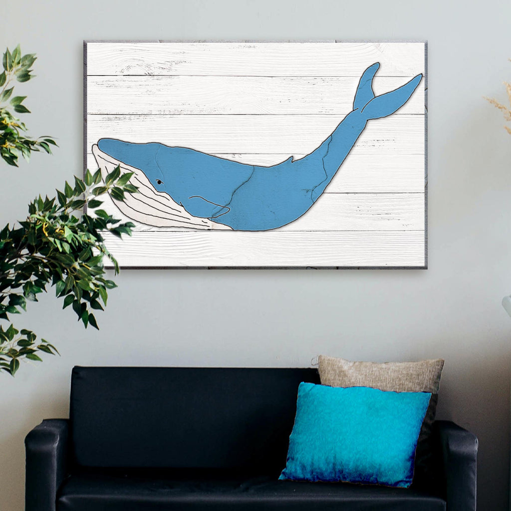 Humpback Whale Canvas Wall Art - by Tailored Canvases