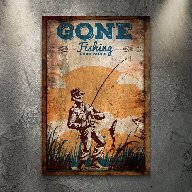 Gone Fishing (Ready to Hang) - Wall Art Image by Tailored Canvases