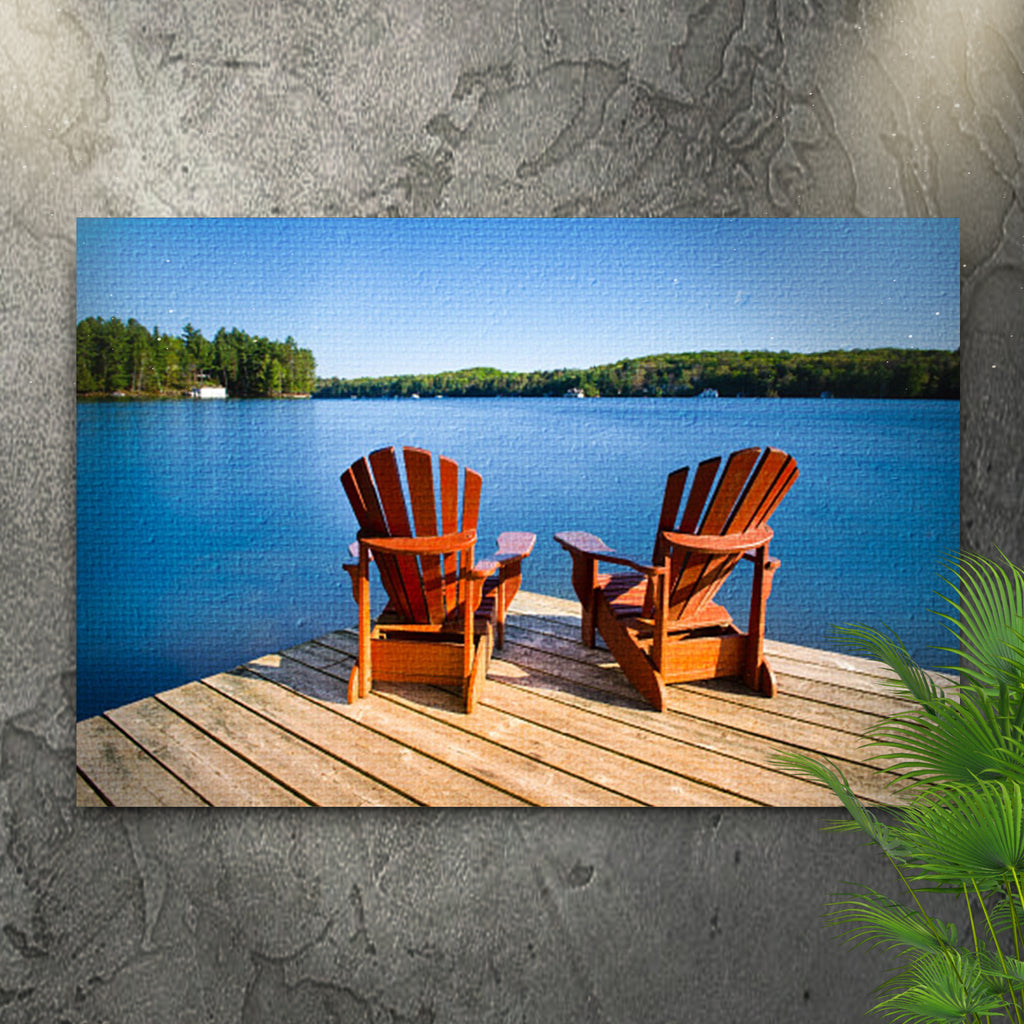 Lakeside View Canvas Wall Art - Image by Tailored Canvases