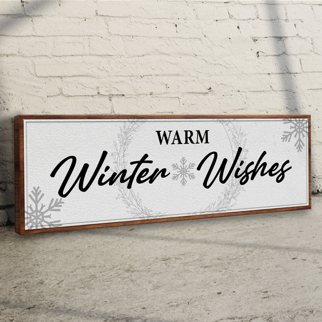 Warm Winter Wishes - Wall Art Image by Tailored Canvases