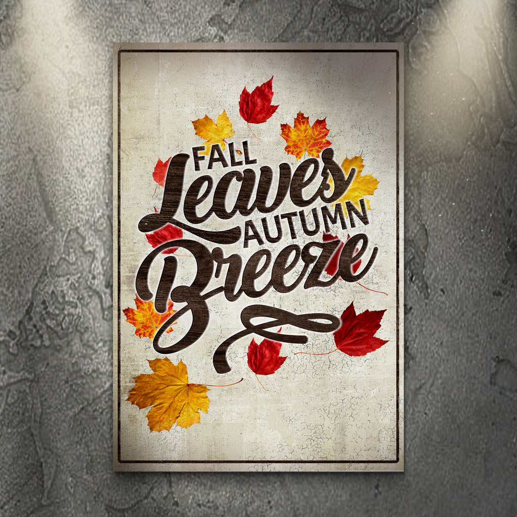 Fall Leaves Autumn Breeze - Wall Art Image by Tailored Canvases