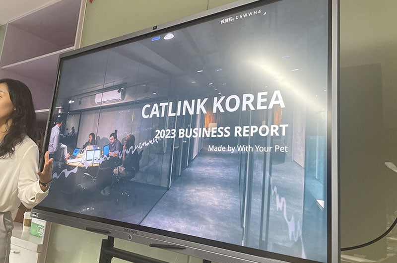 自動猫トイレ　CATLINK社　韓国企業