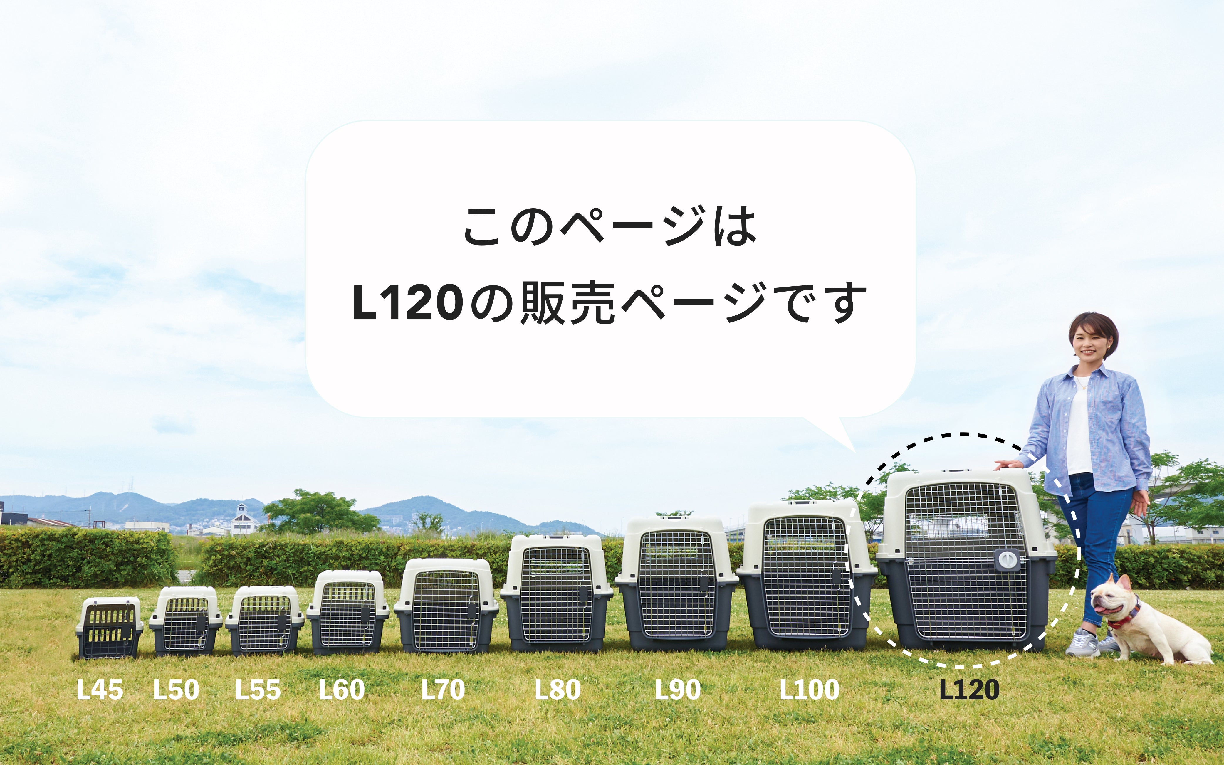 こちらはL120の販売ページです