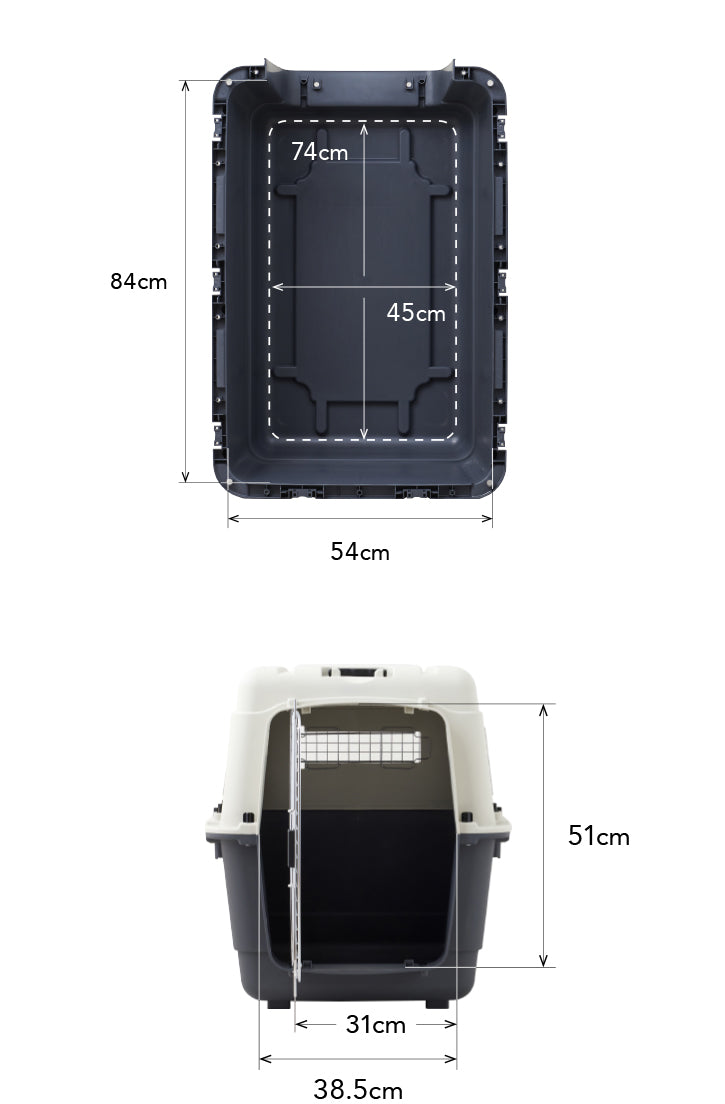 ペット用大型キャリーペットケンネル・ファーストクラスL90サイズ