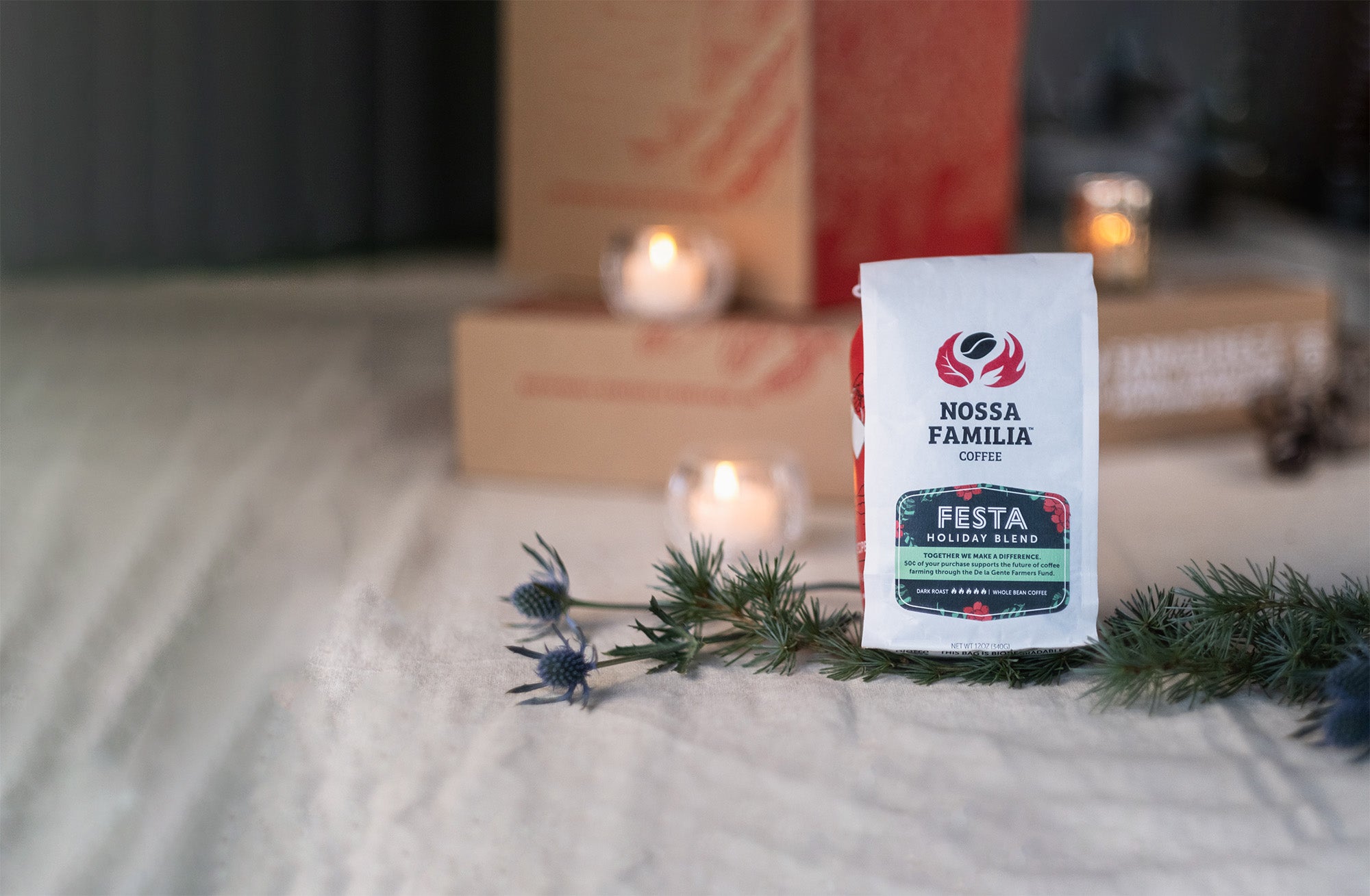 Nossa Familia Coffee Festa Holiday Blend gives back!