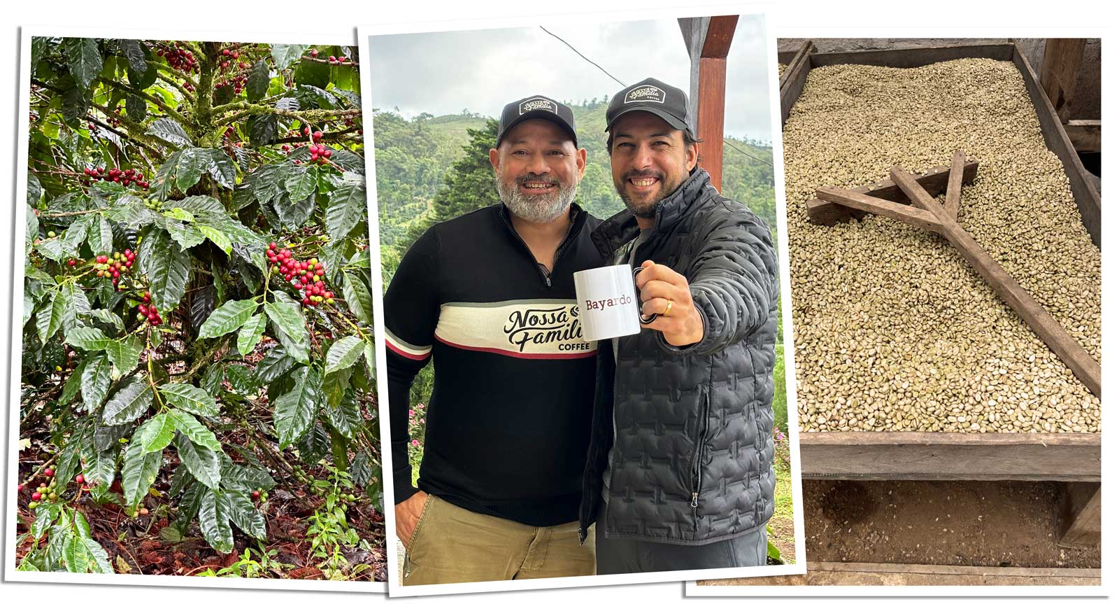 Bayardo and Augusto, Nossa Familia's Nicaragua Direct Trade Coffee Partner