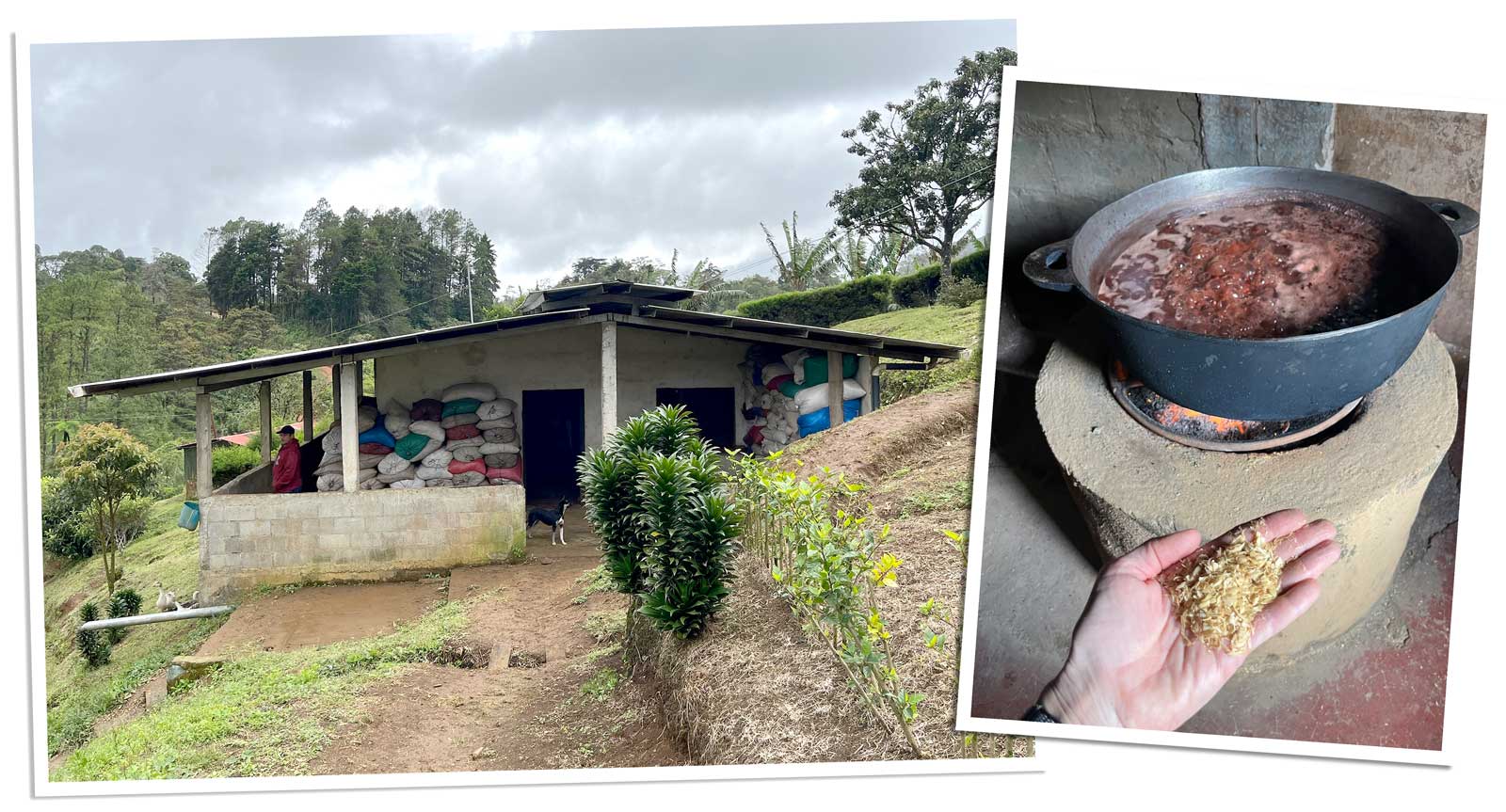 Communal Kitchen and Stovetop at Finca San Jose Nicaragua Coffee Farm