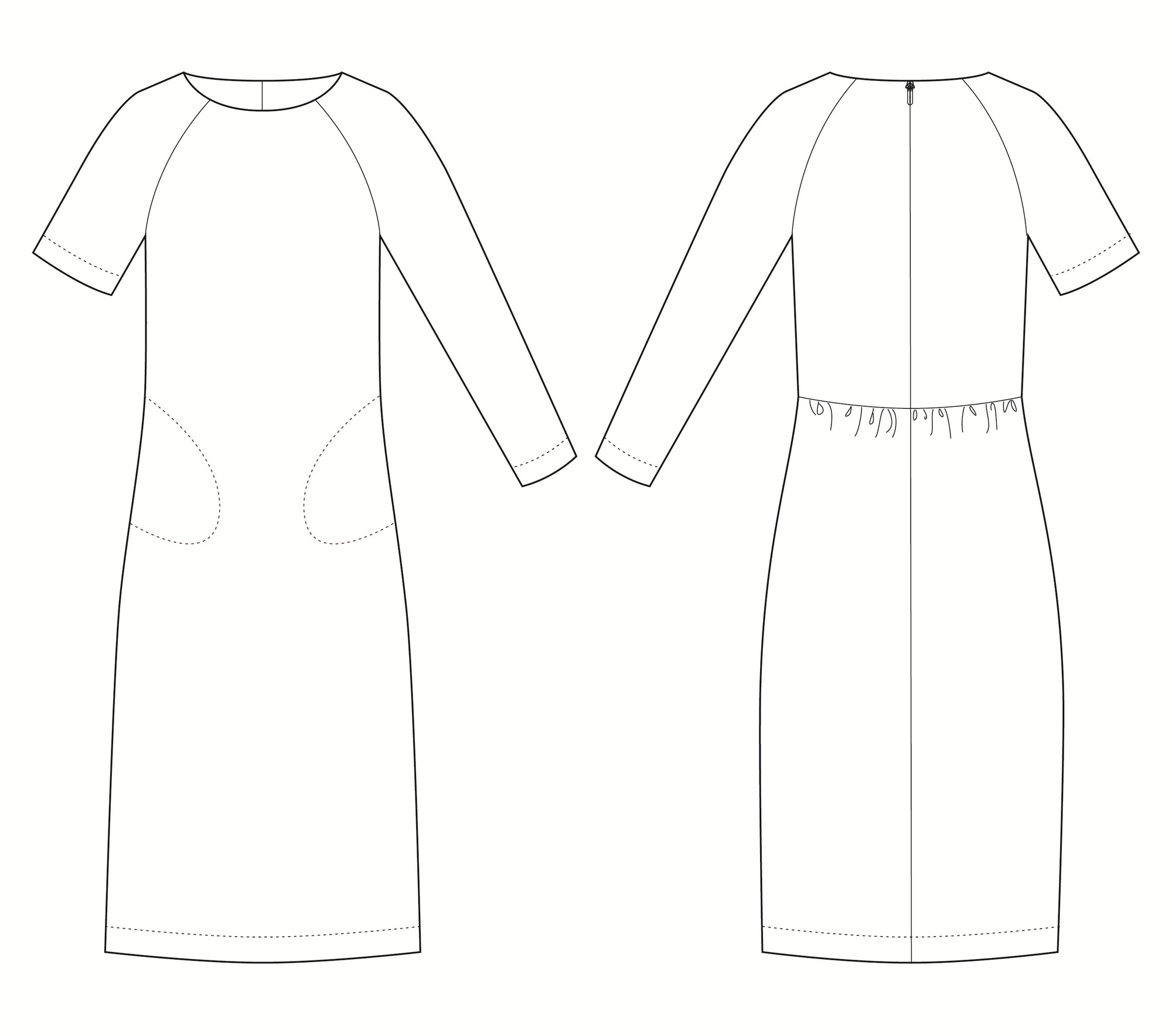Avid Seamstress Patterns, The Gathered Dress. - BeyondThePinkDoor