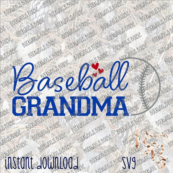 Baseball Grandmas Yell Loudest Svg Cricut Stock Vector (Royalty Free)  2302316991
