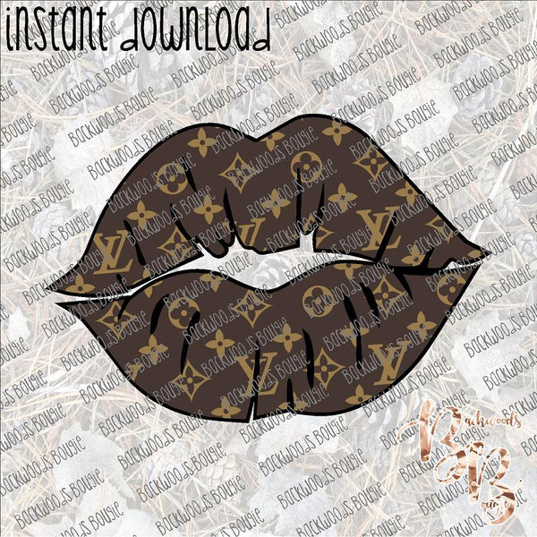 Louis Vuitton Lips Shirt, HD Png Download - 612x792 PNG 