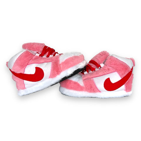 pink sneaker slippers youth size